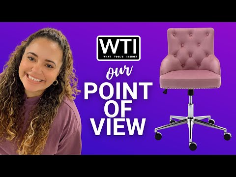 Irene House Velvet Fabric Desk Chairs - WTI product video review