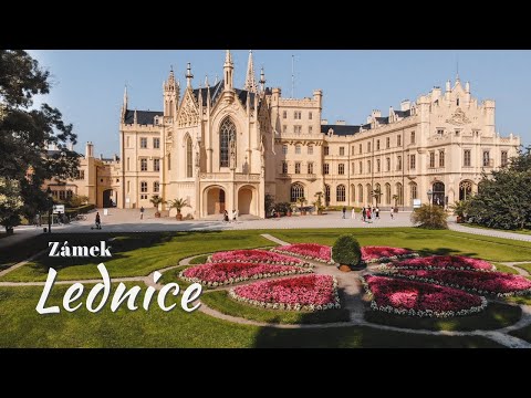 Zámek LEDNICE - beautiful castle in Czech Republic by drone |4K|