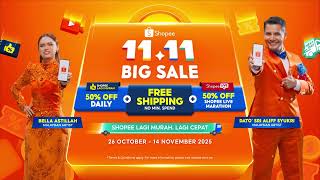 Shopee 11.11 | Great Discounts on Shopee Live!