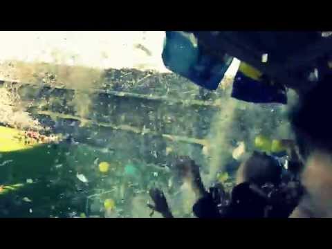 "Salida de Boca vs riBer 2011. IMPRESIONANTE" Barra: La 12 &bull; Club: Boca Juniors