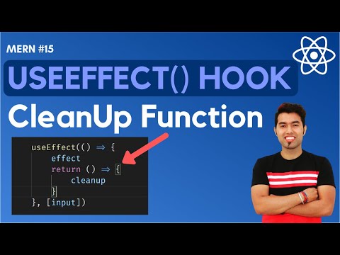  15 React Hook useEffect CleanUp Function in Hindi