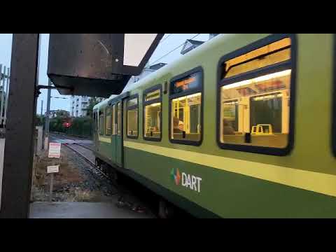 Irish Rail 8300 Class DART (NO.8302 I think) towards Bray (Bré) at Salthill and Monkstown 5/10/22
