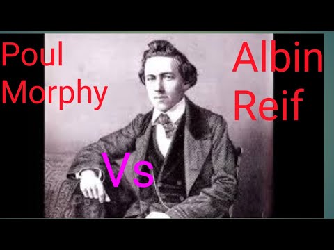 Poul Morphy's Magical Italian Game,! Morphy vs Albin Reif, Morphy chess game, Morphy sacrifice,
