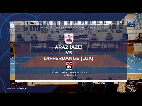 LIVE | Araz - Differdange - UEFA Futsal Champions League