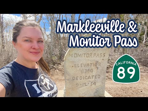 Markleeville & Monitor Pass - Traveling CA 89 from South Lake Tahoe to Hwy 395