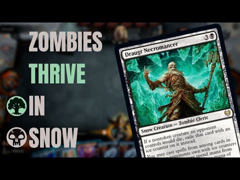 Golgari Snow Zombies: New Capenna MTG Explorer Pioneer Deck: Arena: Magic The Gathering Gameplay