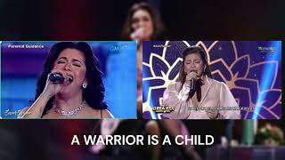 A WARRIOR IS A CHILD - REGINE VELASQUEZ THEN AND NOW (1080P)