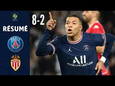 PSG - AS MONACO 8-2 ALL GOALS AND HIGHLIGHTS 2022 HD