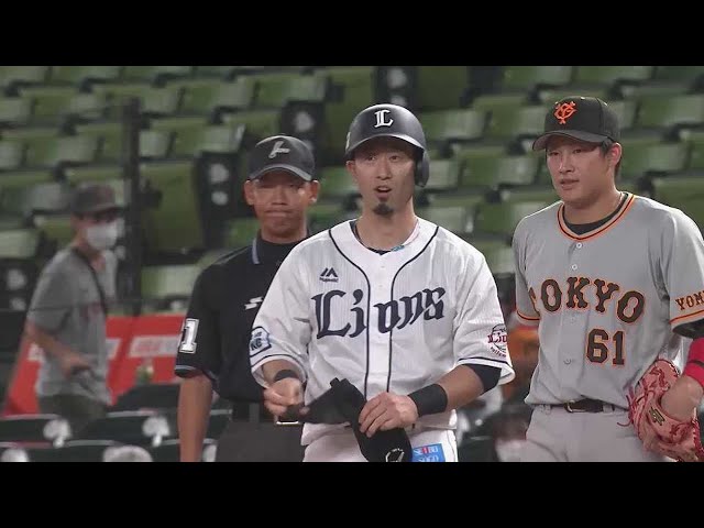 【ファーム】戻ってきた!! ライオンズ・外崎修汰 復帰後初打席で初ヒットを放つ!!  2022年9月15日  埼玉西武ライオンズ 対 読売ジャイアンツ