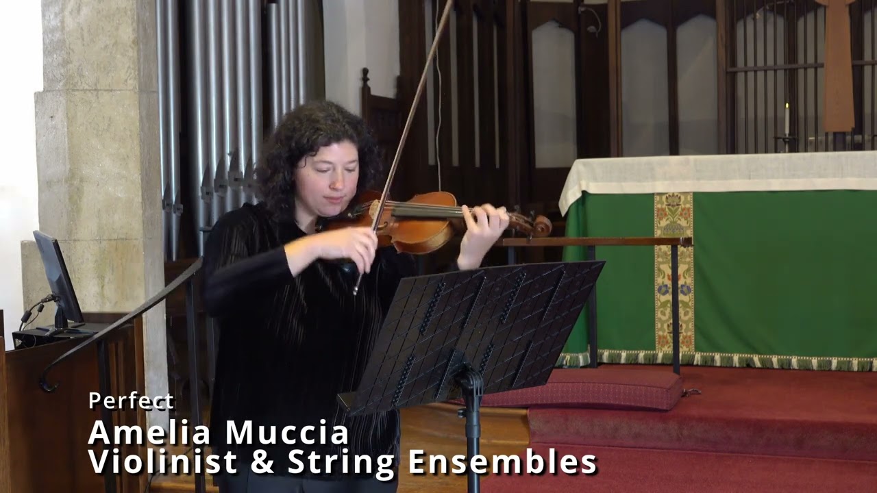 Promotional video thumbnail 1 for Amelia Muccia - Violinist