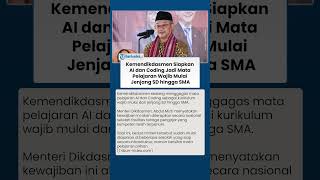 Kemendikdasmen Siapkan AI dan Coding Jadi Mata Pelajaran Wajib Mulai Jenjang SD hingga SMA