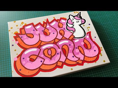 JUXICORN – MARKER MEETS CANVAS #023 [speed drawing]