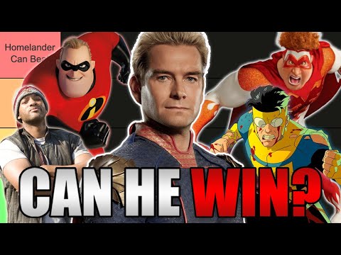 Who Can Homelander Actually Beat? | Ranking Heroes By Their Chances of Beating Homelander!