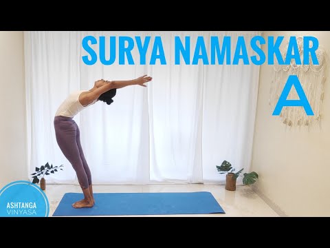 surya namaskar A | Ashtanga vinyasa | | Best warm up | step by step guide.