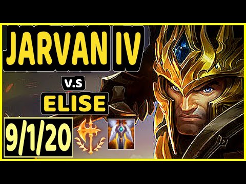CINKROF (JARVAN IV) vs ELISE - 9/1/20 KDA JUNGLE GAMEPLAY - EUW Ranked GRANDMASTER