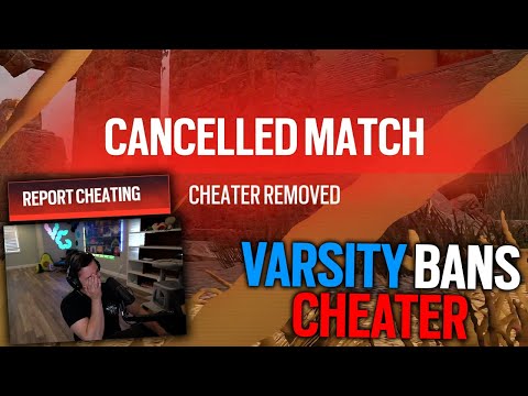 VARSITY BANS CHEATER MID-GAME
