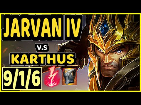 TAY (JARVAN IV) vs KARTHUS - 9/1/6 KDA JUNGLE CHALLENGER GAMEPLAY - BR