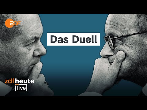 Scholz gegen Merz | Das TV-Duell und die Analyse bei ZDFheute live