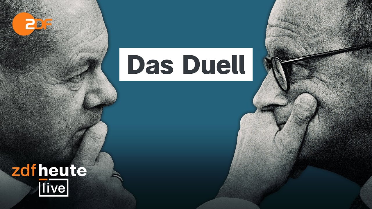 Scholz gegen Merz | Das TV-Duell und die Analyse bei ZDFheute live