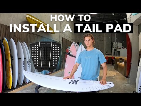 HOW TO INSTALL A TAIL PAD ON A SURFBOARD! (BEST PLACEMENT TO IMPROVE YOUR SURFING)