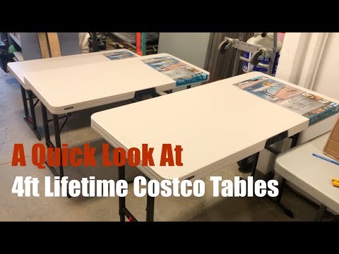 Costco Lifetime 4ft Table Review - Inventory Building for Event Rental Business