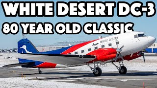 80 YEAR OLD CLASSIC! White Desert Antarctica Douglas DC-3 (Basler BT-67) in Montreal (YUL/CYUL)