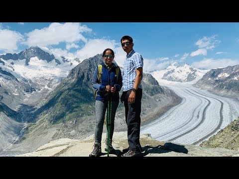 Aletsch Glacier - Eggishorn Switzerland + drone shots