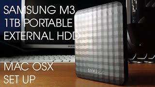 Samsung 1TB M3 External Hard Drive + Mac OS X SET UP