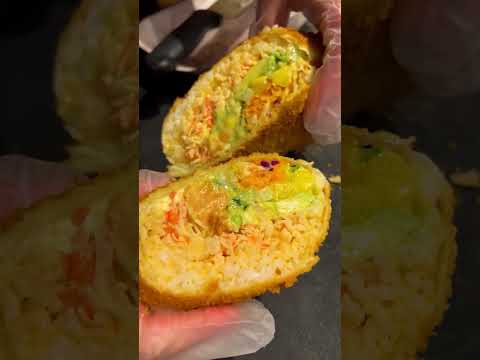 Create your own Fried Sushi Burritos at Sus Hi Eatstation! 🌯🔥 #sushieatstation