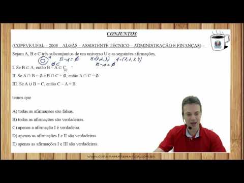 E0197 - COPEVE/UFAL - 2008 - ALGÁS - CONJUNTOS (www.gurudamatematica.com.br)