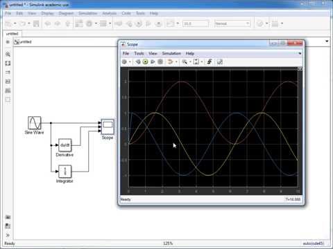 Simulink Basics Part 4 – Integration and Differentiation
