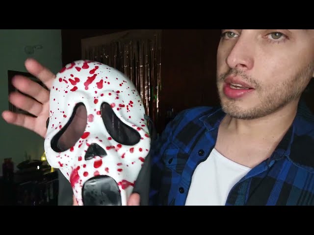 Vídeo relacionado con LXUBDXY Disfraz Scream, Unisex Disfraz Ghostface con Máscara de Scream, Cinturón, Cuchillo de Utilería y Dos Guantes, Disfraces Halloween Adulto, para Carnaval, Halloween, Fiesta, Cosplay (M)