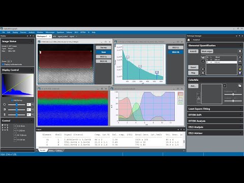 Analyzing STEM-EELS spectrum image data using Gatan DigitalMicrograph