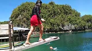 preview picture of video 'Tinago Lagoon, Surigao Del Norte.'