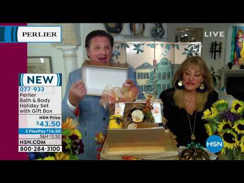 Perlier Honey Lavender and Sandalwood 4Piece Holiday Set