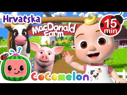 Stari MacDonald | CoComelon Hrvatska | Crtaći filmovi i dječje pjesme na hrvatskom