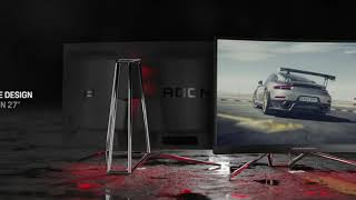 Video 0 of Product AOC Porsche Design AGON PD27 27" QHD Curved Gaming Monitor (2020)