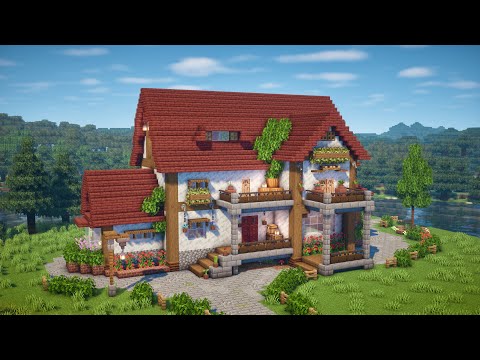 Minecraft | How to Build a Large House + Interior  | Tutorial