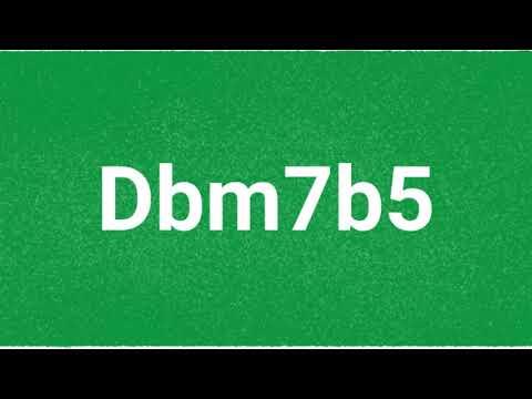 ONE CHORD WORKOUT - Jazz Backing Track Jam - Dbm7b5