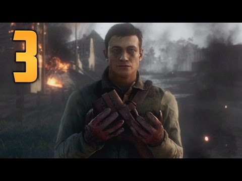 Battlefield 1 Single Player Gameplay Walkthrough - Part 3 - Through Mud & Blood (War Stories)