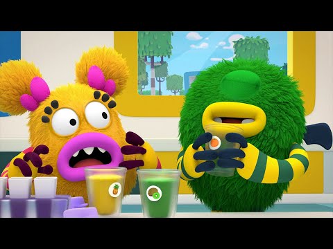 MOMONSTERS in English 🤪 Popsicles 💜 Educational animation for Kids
