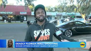 Manhunt underway after deadly Ocala, Florida mall shooting; reward now up to $10K