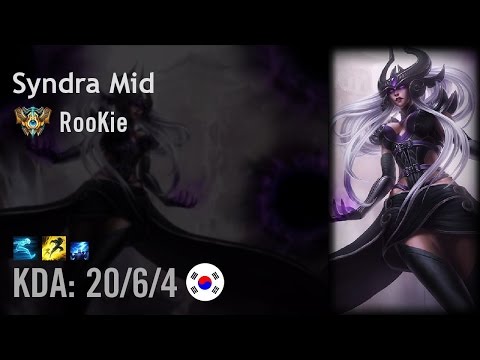 Syndra Mid vs Taliyah - RooKie - KR Challenger Patch 6.15