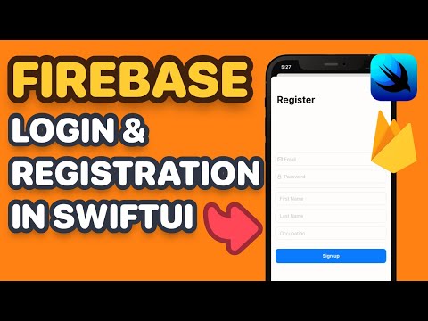 Firebase SwiftUI Login, Registration, Password Reset & Session Management with Combine thumbnail