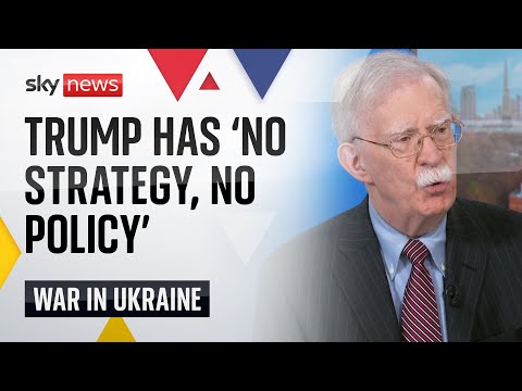 John Bolton says Putin is 'manipulating' Trump over Ukraine
