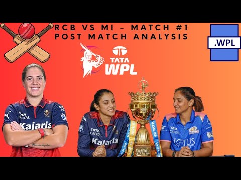 🏏 WPL 2026 Opener | MI vs RCB – El Clásico Delivers a Classic | Nadine de Klerk Show 🔥