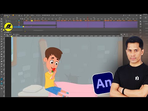 How To Make Eating Animation | 2D Animation Step By Step | Adobe Animate| @LearnAnimationHindi