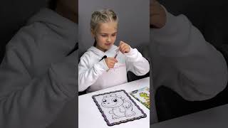 Набір для розпису, картина по номерах "Слоник" формат А4