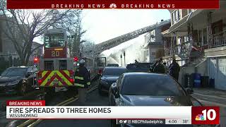 Fire in Wissinoming Impacts Several Homes, Displaces 12