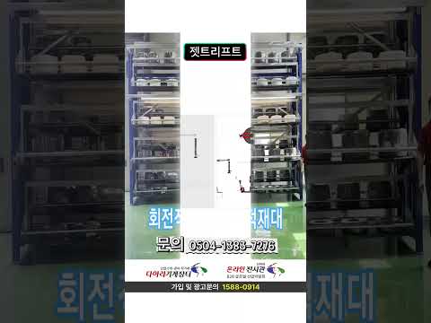 회전 적재대 시스템, 회전랙 - 제한된 공간에서도 뛰어난 보관 효율